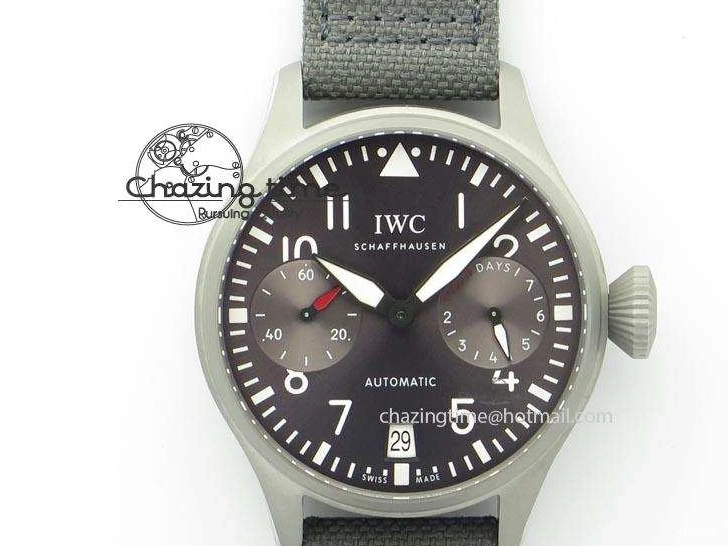 MIROTIME 0515 SunProtective Big Pilot Real PR IW500910 “Patrouille Suisse” ZF 1:1 Best Edition On Gray Nylon Strap 7278